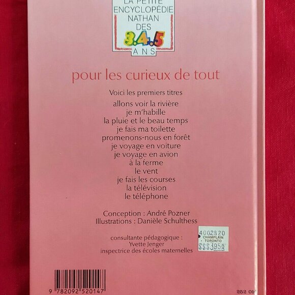 La Télévision FRENCH Language Kids HC Book Viens Voir! 3 4 5 Ans Andre Posner - Picture 2 of 10